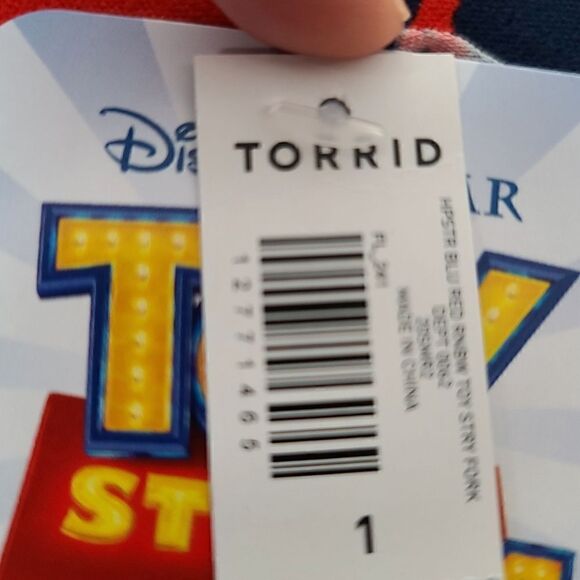 1X 14W 16W Disney Toy Story Forky Hipster Panty Rainbow Cotton Navy Torrid NWT - Picture 3 of 9